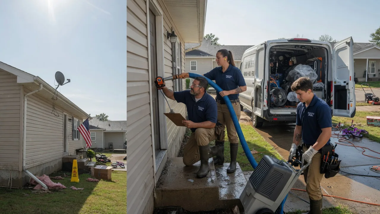 Ceiling Water Damage Restoration in Slidell, TX near me